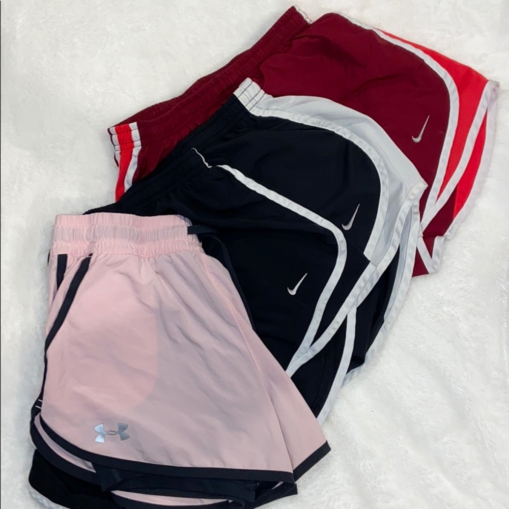 Variety of shorts 3 Nike 1 under-armor